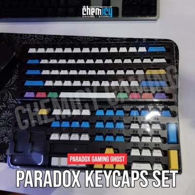Paradox Ghost DIY PBT Keycaps - Mix Color